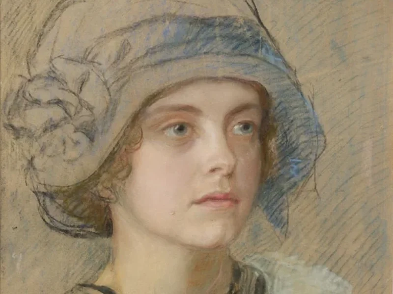 1870-Maria Schröter - Ritratto di V. Arens